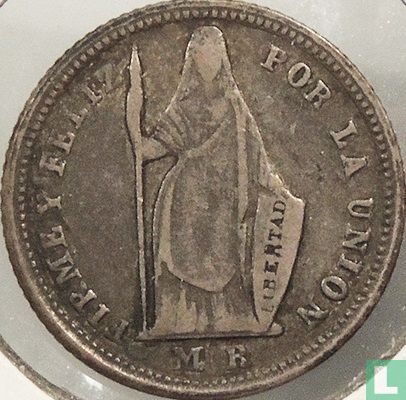 Peru ½ real 1858