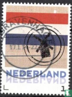 Windmill and Dutch flag