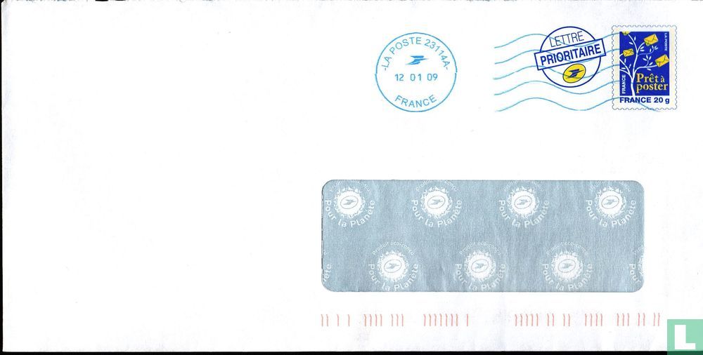 Standard envelope "Ready to post"