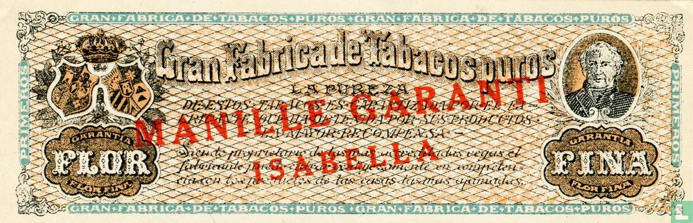 La Pureza - Gran Fabrica de Tabacos Puros - Manille garanti - Isabella