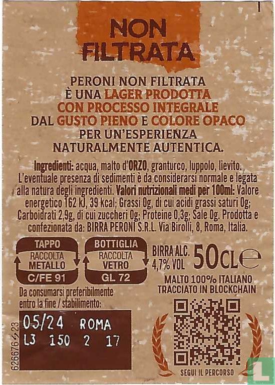 Peroni Non Filtrata