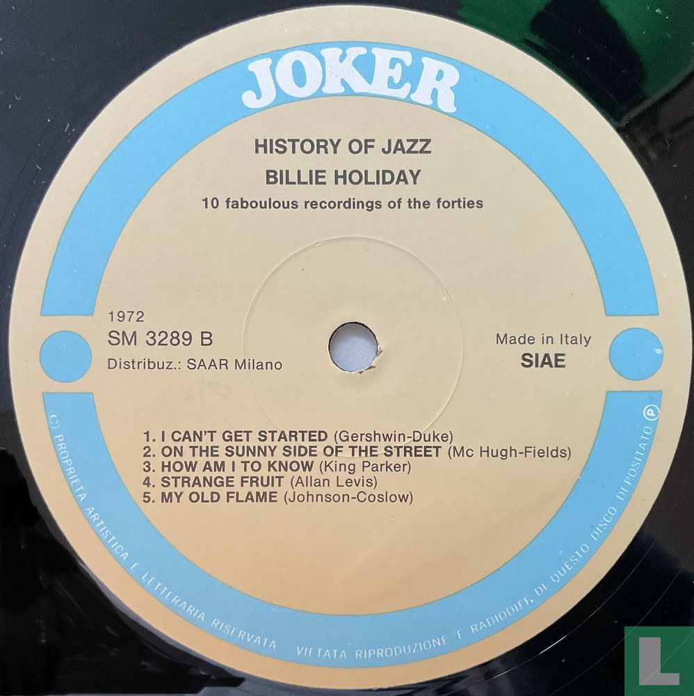 Billie Holiday 10 Fabulous Recordings of the Fourties