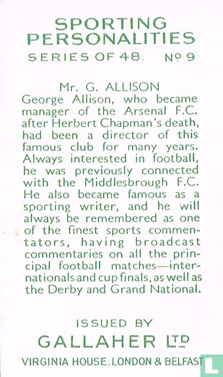 Mr. G. Allison