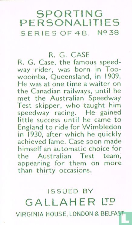 R. G. Case