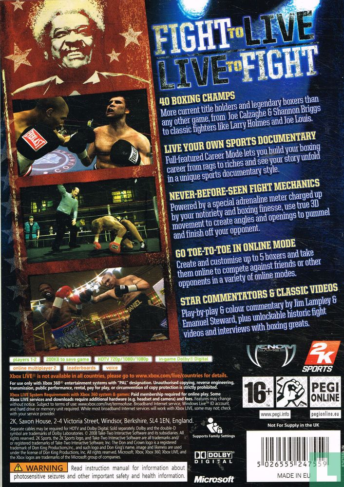 Don King Presents: Prizefighter