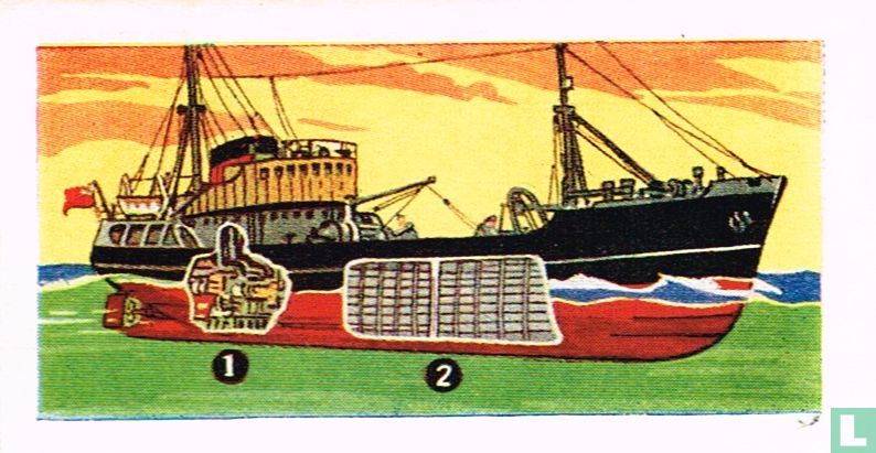 Modern diesel trawler 13 (1961) - Ching & Co - LastDodo