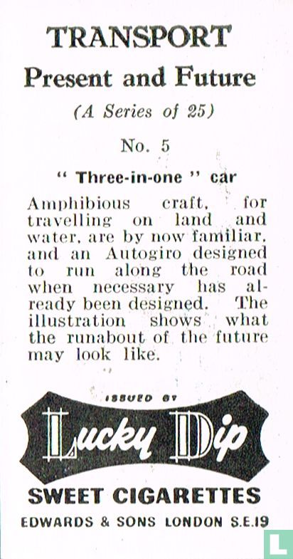 "Three-in-one" car