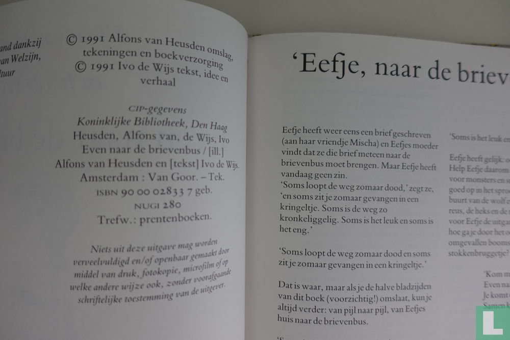 Even naar de brievenbus