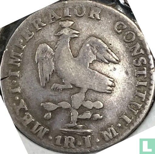 Mexique 1 real 1822 (type 2)