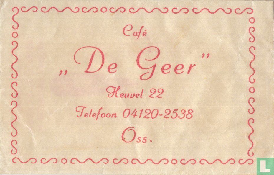 Café "De Geer"