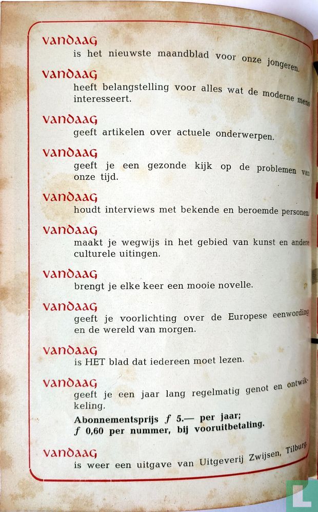 Vandaag 1
