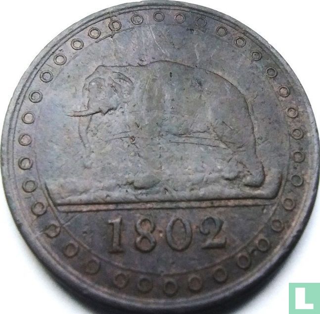 Ceylan 1/96 rixdollar 1802