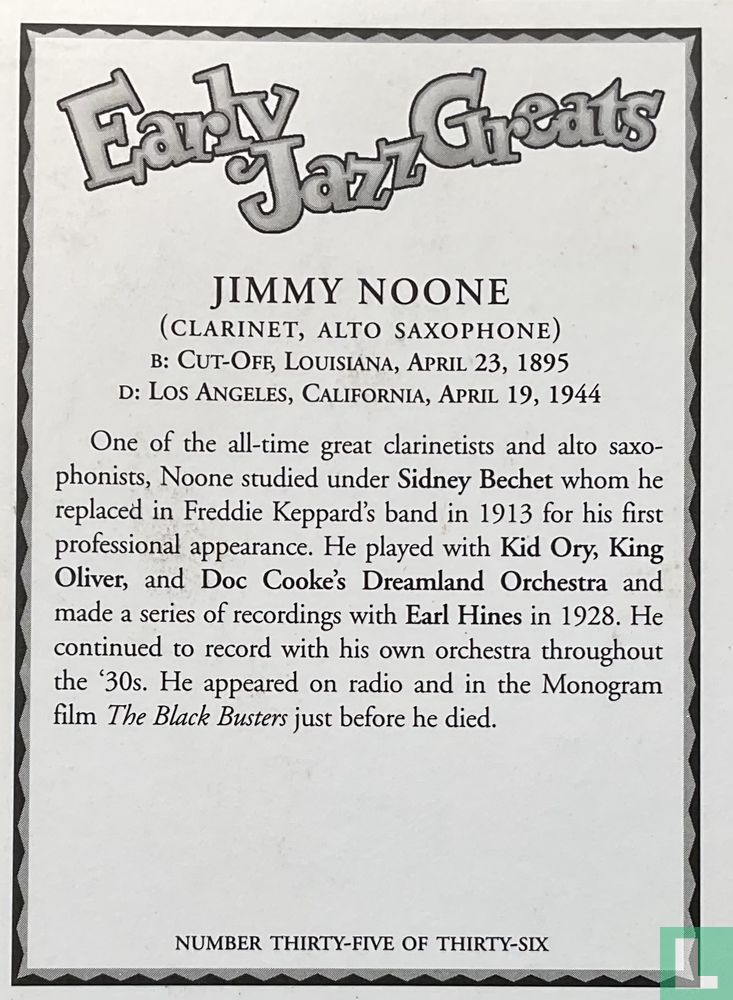 Jimmy Noone