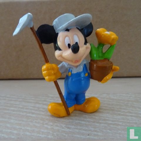 Mickey Mouse als Gärtner