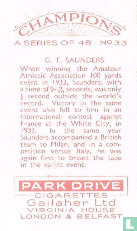 G. T. Saunders