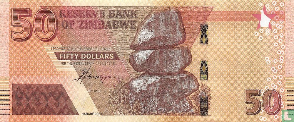 Simbabwe 50 Dollar