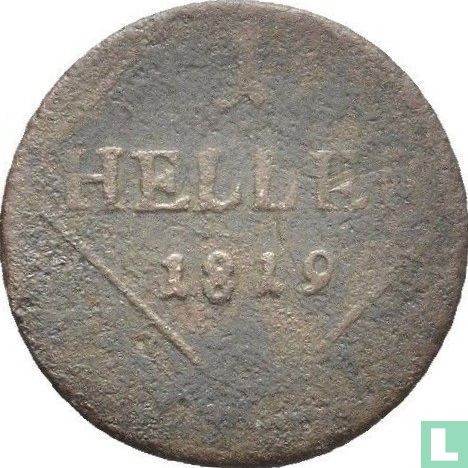Bavière 1 heller 1819
