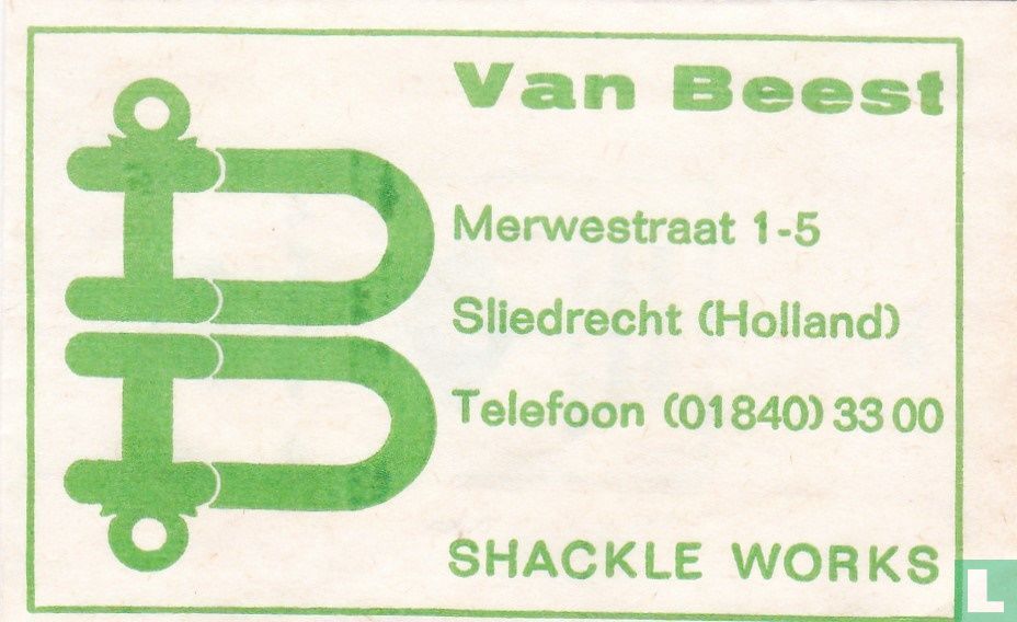 Van Beest Shackle Works
