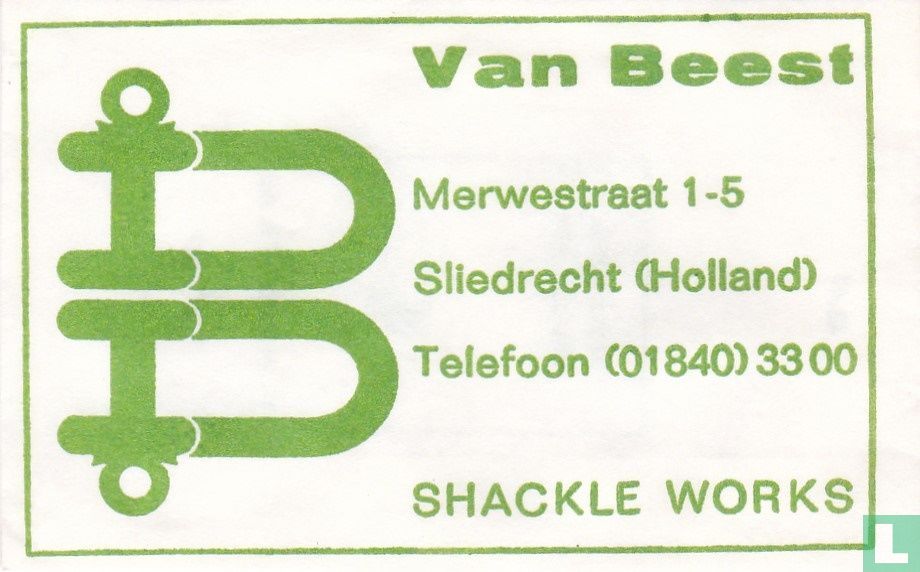 Van Beest Shackle Works