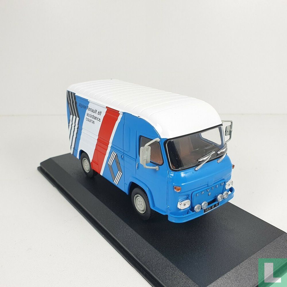 Camionnette Saviem SB2 Team Alpine Rallye 1:43 - Modèle Réduit Ixo Eaglemoss Altaya - Neuf Sous Blister
