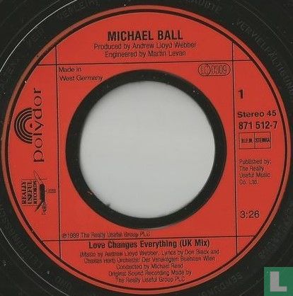Love Changes Everything (UK Mix)