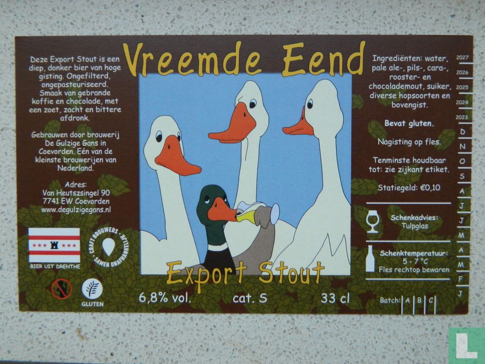 Vreemde Eend Export Stout