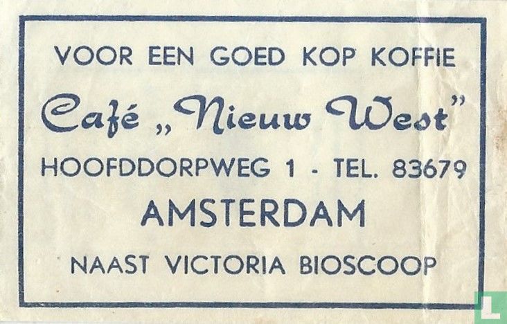 Café "Nieuw West"