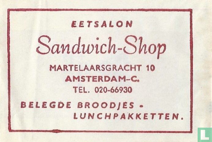 Eetsalon Sandwich Shop