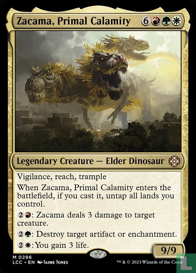 Zacama, Primal Calamity