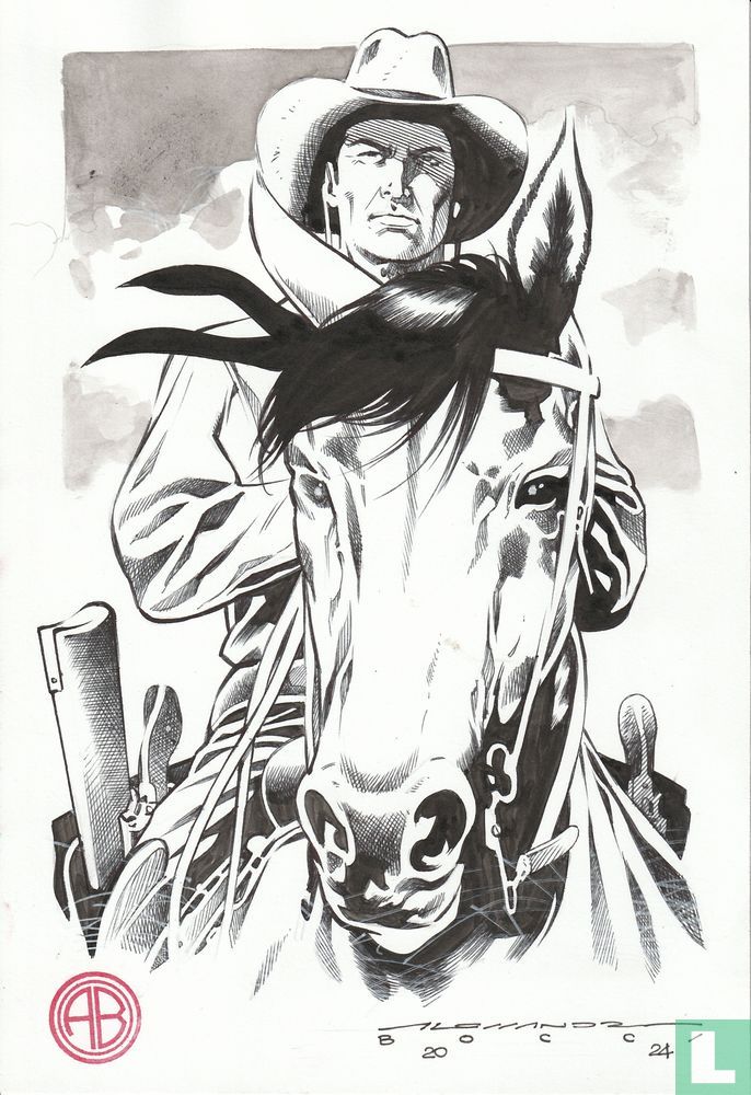 Tex Willer à cheval