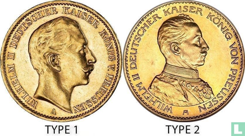 Prusse 20 mark 1913 (type 2)