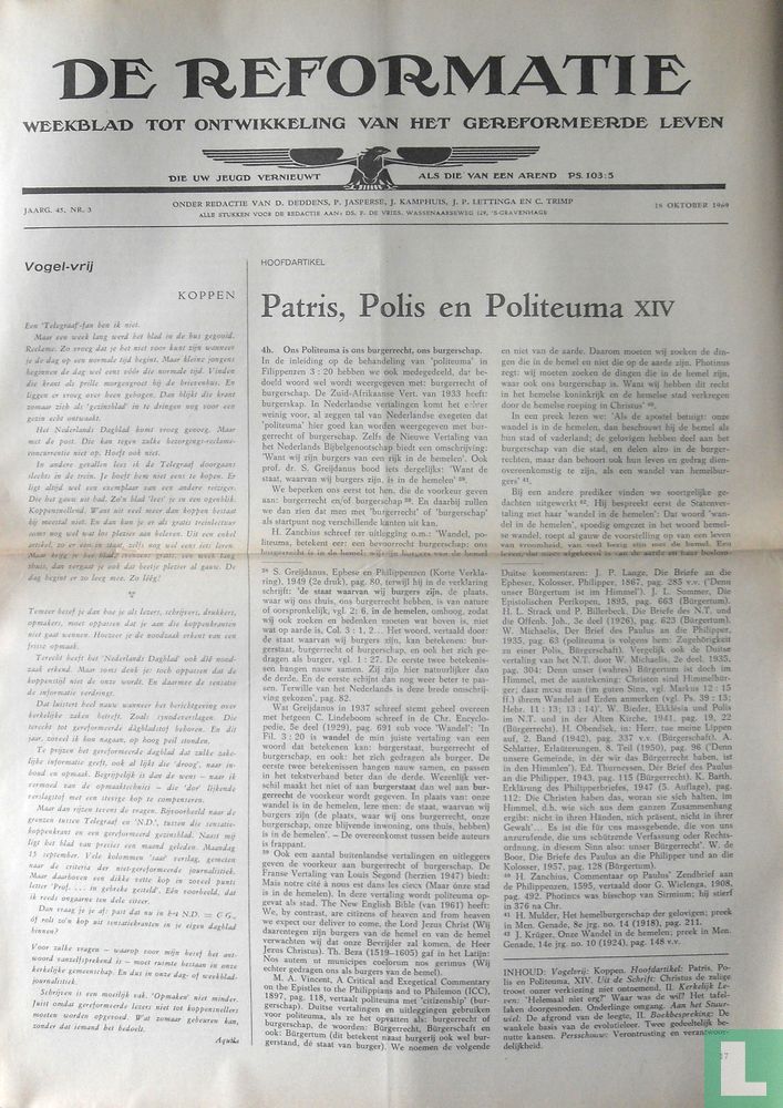 De Reformatie 3