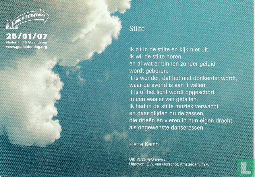 Pierre Kemp - Stilte