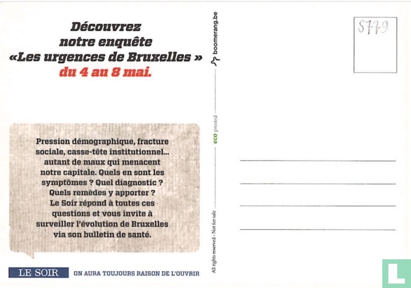 5779 - Le Soir "On aura toujours raison de l'ouvrir "