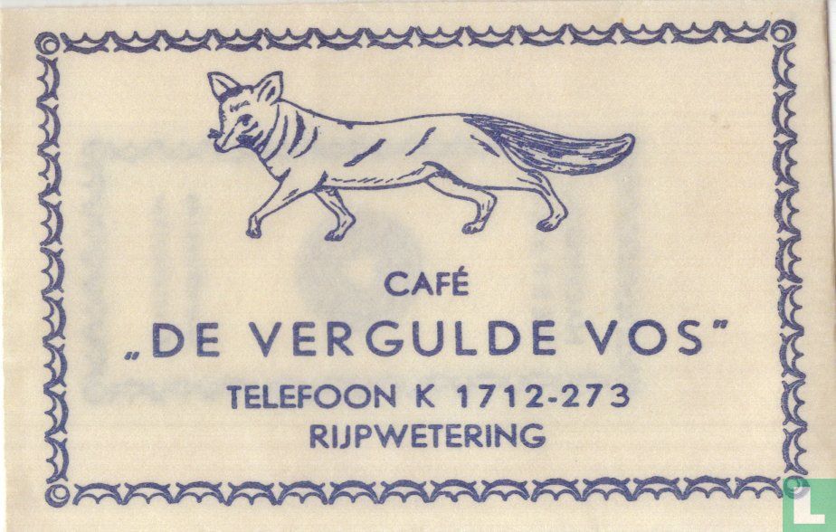 Café "De Vergulde Vos"