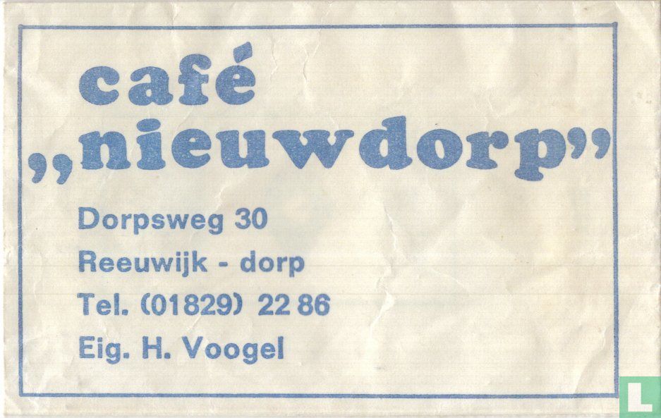 Café "Nieuwdorp"