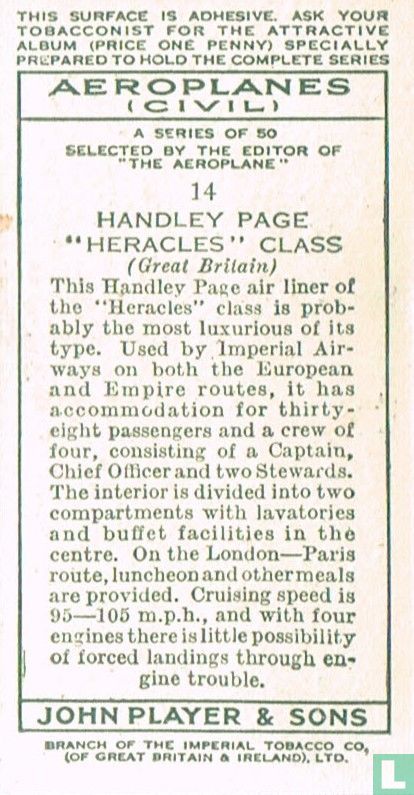 Handley Page "Heracles" Class (Great Britain)