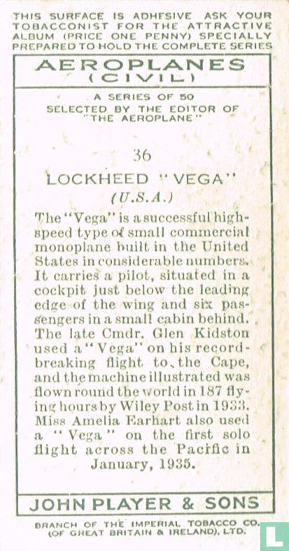 Lockheed "Vega" (U.S.A.)