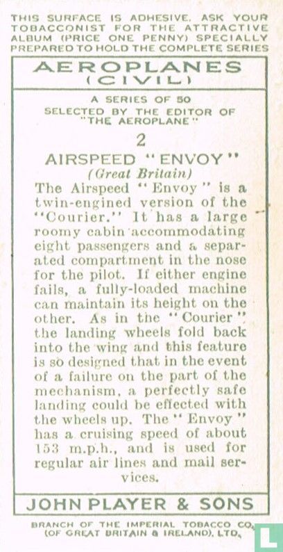 Airspeed "Envoy" (Great Britain)