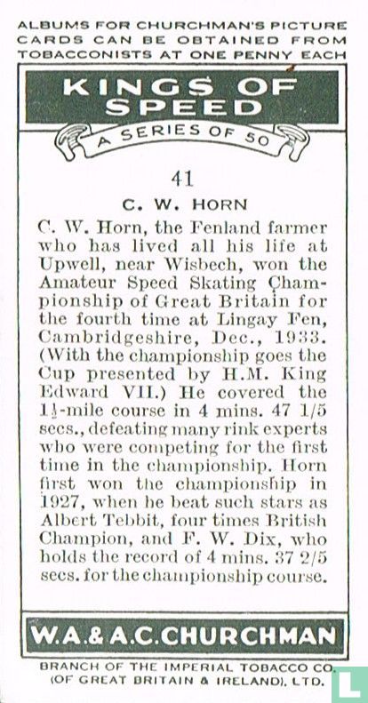 C. W. Horn