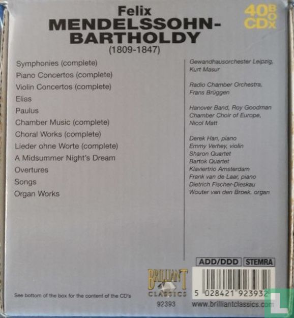 Mendelssohn The Masterworks