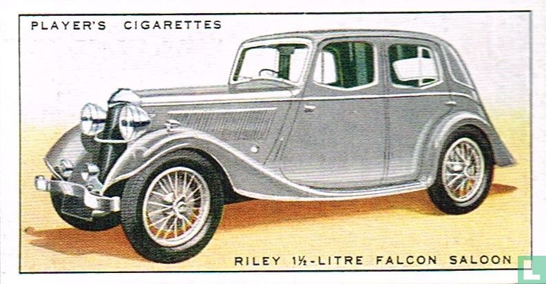 Riley 1 1/2-Litre Falcon Saloon 34 (1936) - John Player & Sons - LastDodo
