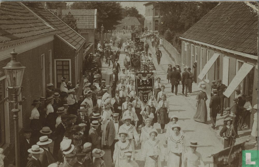 Optocht te Wolvega