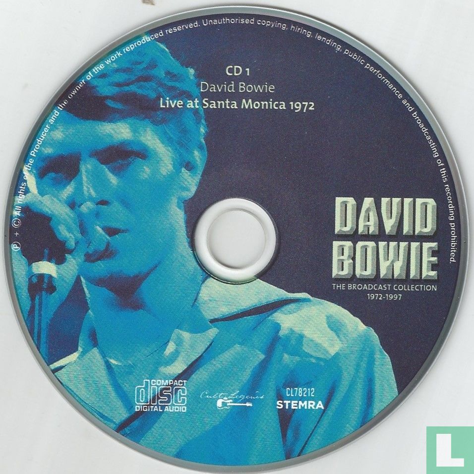 The Broadcast Collection 1972-1997 CD CL78212 (2019) - Bowie, David ...