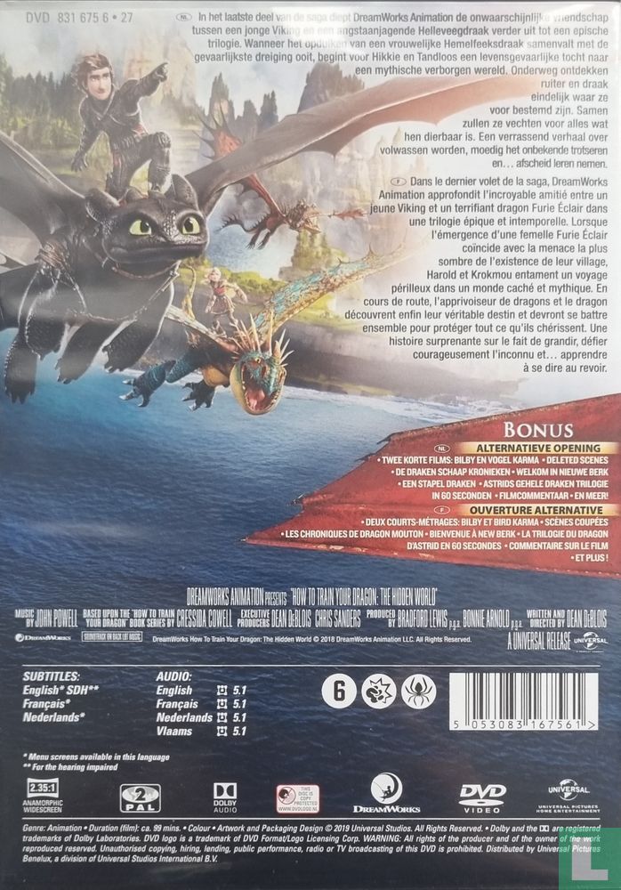 Hoe tem je een draak 3 / Dragons 3: Le monde cache