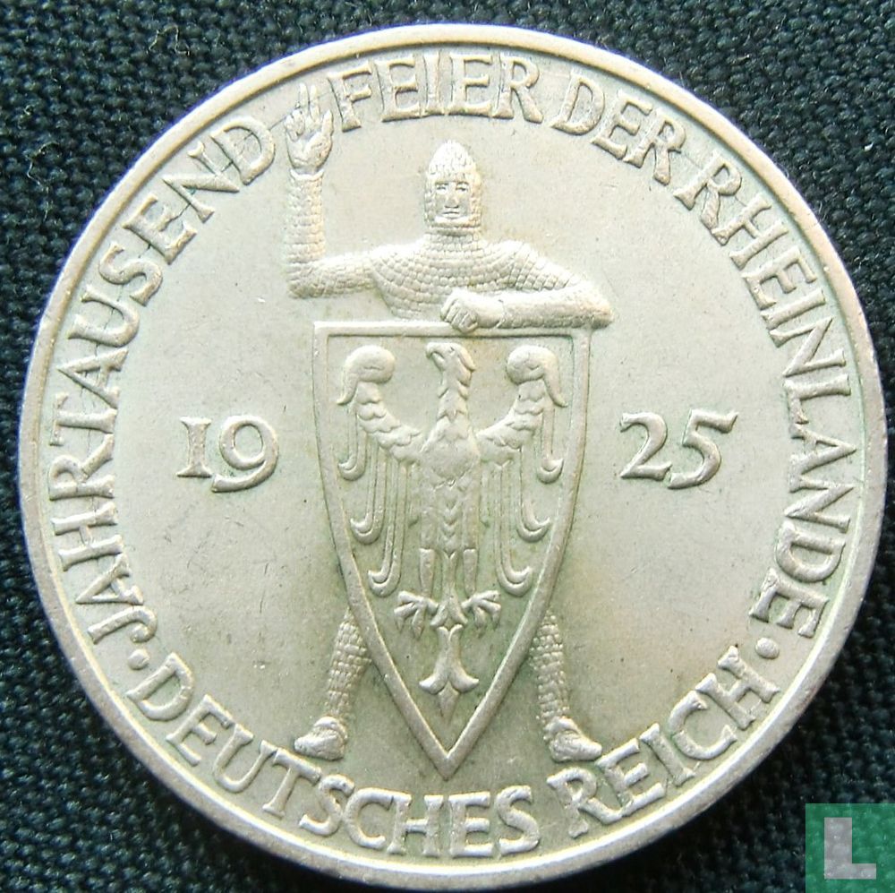 Duitse Rijk 3 reichsmark 1925 (A)
