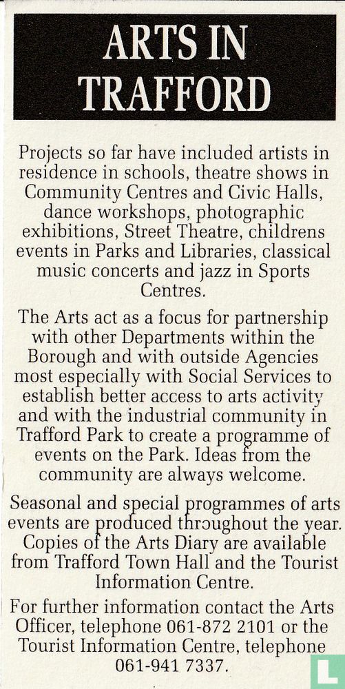 Arts In Trafford
