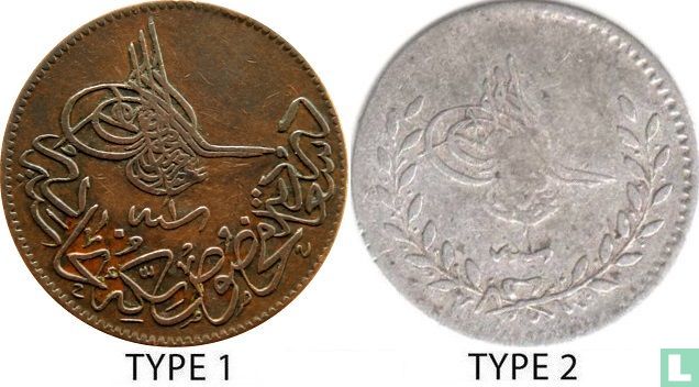 Osmanisches Reich 20 Para AH1277-1 (1861 - Typ 2)