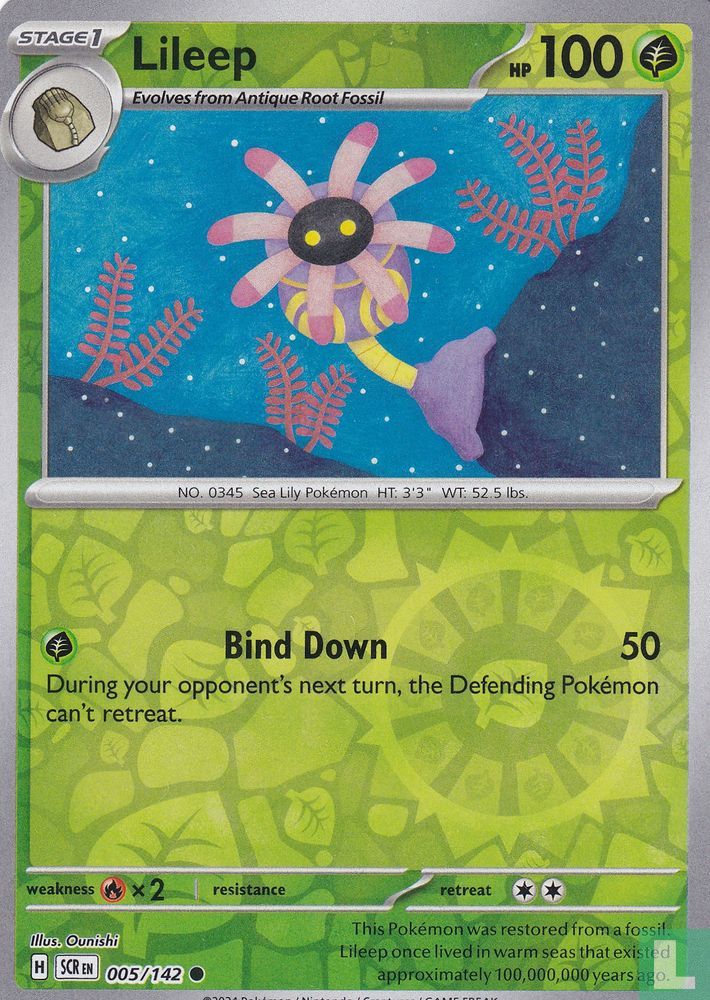  Lileep (Reverse Holo)