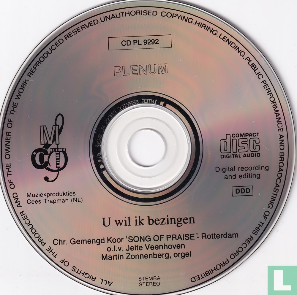 U wil ik bezingen